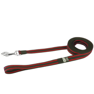 Sali Smycz treningowa dla psa rozm. 25mm/10m kolor czarno-czerwony