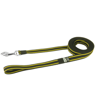 Sali Smycz treningowa dla psa rozm. 25mm/5m kolor czarno-żółty