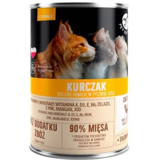 Pet Republic Adult Sterile Kurczak Mokra Karma dla kota 400g
