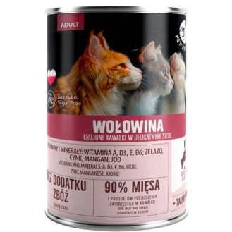 Pet Republic Adult Wołowina Mokra Karma dla kota 400g