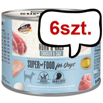 Mac's Puppy Kurczak z cielęciną Mokra Karma dla psa op. 200g Pakiet 6szt.