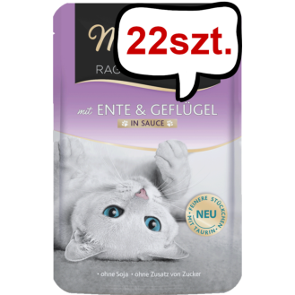Miamor Ragout Royale Adult Kaczka i drób Mokra Karma dla kota op. 100g Pakiet 22szt.