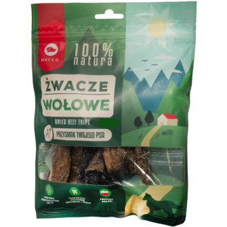 Maced Żwacze wołowe suszone dla psa op. 100g