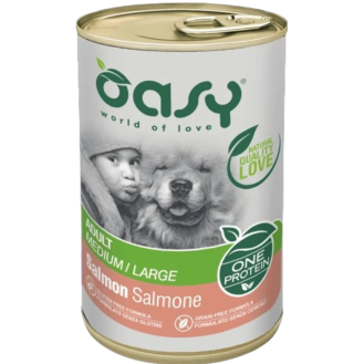 Oasy One Protein Adult Medium/Large Salmon mokra karma dla psa op. 400g