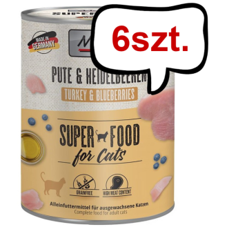 Mac's Adult Indyk z borówką Mokra Karma dla kota op. 800g Pakiet 6szt.