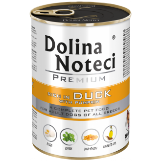 Dolina Noteci Premium Adult Kaczka z Dynią Mokra Karma dla psa op. 400g