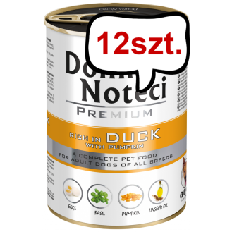 Dolina Noteci Premium Adult Kaczka z Dynią Mokra Karma dla psa op. 400g Pakiet 12szt.