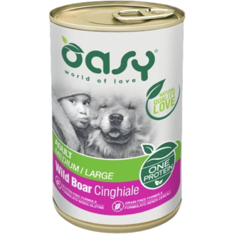 Oasy One Protein Adult Medium/Large Wild Boar mokra karma dla psa op. 400g