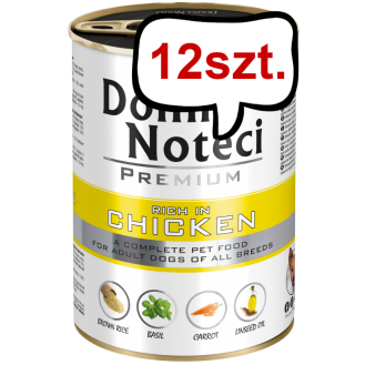 Dolina Noteci Premium Adult Kurczak Mokra Karma dla psa op. 400g Pakiet 12szt.
