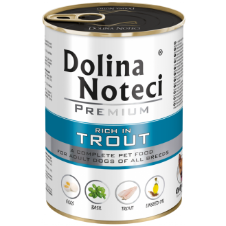Dolina Noteci Premium Adult Pstrąg Mokra Karma dla psa op. 400g