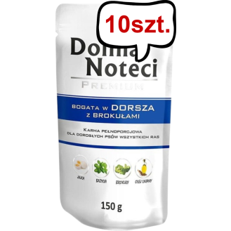 Dolina Noteci Premium Adult Dorsz z Brokułami Mokra Karma dla psa op. 10x150g