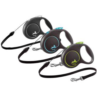 Flexi Smycz Black Design CORD dla psa rozm. Medium kolor MIX