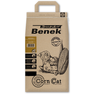 Super Benek Żwirek kukurydziany Corn Cat Golden dla kota poj. 25l
