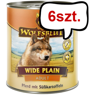 Wolfsblut Adult Wide Plain Mokra Karma dla psa op. 800g Pakiet 6szt.
