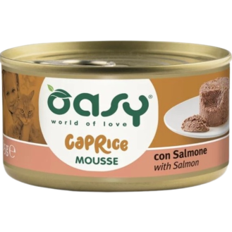 Oasy Caprice Adult Mousse with Salmon Mokra Karma dla kota op. 85g