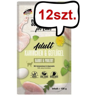 Mac's Adult Królik z drobiem Mokra Karma dla kota op. 100g Pakiet 12szt.