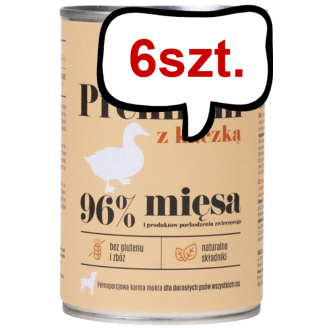 Comfy Appetit Premium z Kaczką Mokra karma dla psa 400g Pakiet 6szt.