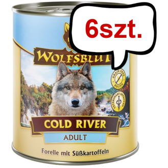 Wolfsblut Adult Cold River Mokra Karma dla psa op. 800g Pakiet 6szt.
