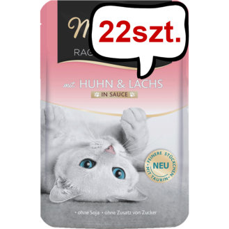 Miamor Ragout Royale Adult Kurczak i łosoś Mokra Karma dla kota op. 100g Pakiet 22szt.