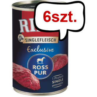 Rinti Singlefleisch Exclusive Konina (mit ross pur) Mokra Karma dla psa op. 400g Pakiet 6szt.