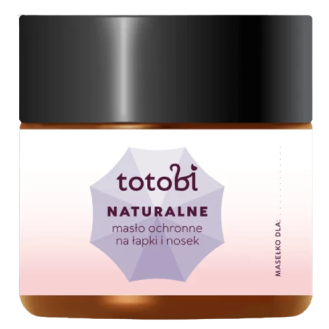 Totobi Naturalne masło W SŁOICZKU na łapki i nosek dla psa i kota op. 50ml