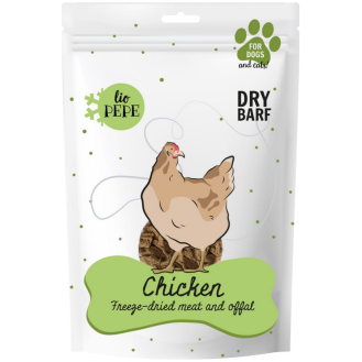 Paka Zwierzaka Lio Pepe Chicken Przysmaki liofilizowane dla psa i kota op. 60g WYPRZEDAŻ