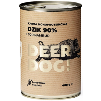 Deer Dog Adult Dzik z topinamburem Mokra Karma dla psa op. 400g