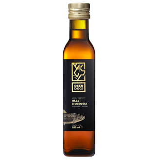 Deer Dog Nierafinowany Olej z łososia dla psa i kota poj. 250ml