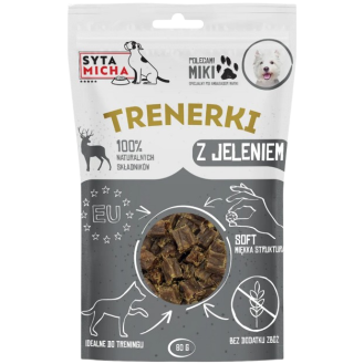 Syta Micha Trenerki z jeleniem dla psa op. 80g