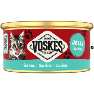 Voskes Original Jelly Sardine (Sardynki) Mokra Karma dla kota op. 85g
