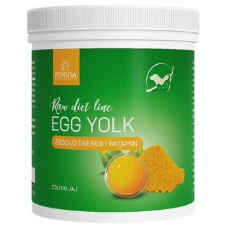 Pokusa RawDietLine Egg Yolk (Żółtka Jaj) dla psa i kota op. 150g