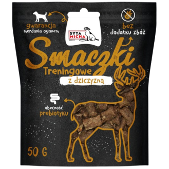 Syta Micha Smaczki treningowe z Dziczyzną dla psa op. 50g