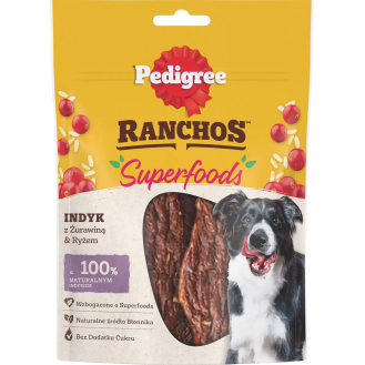 Pedigree Przysmak Ranchos Superfoods z Indykiem i żurawiną dla psa op. 70g [Data ważności 30.09.2026]