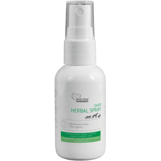 Over Zoo VetLine Herbal Spray Preparat do higieny jamy ustnej dla psa i kota poj. 50ml