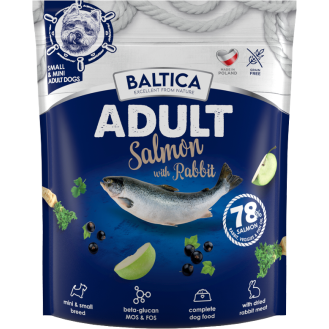 Baltica Excellent Hypoallergenic Adult Small Salmon with Rabbit Sucha Karma dla psa op. 1kg