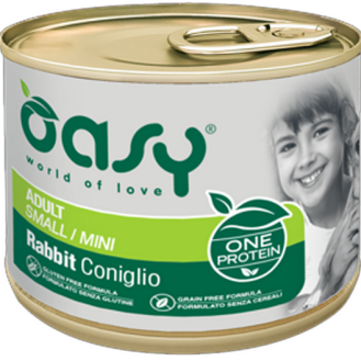 Oasy One Protein Adult Mini Rabbit mokra karma dla psa op. 200g