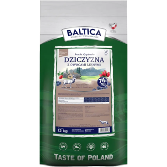 Baltica Smaki Regionów Adult Medium Dziczyzna z Owocami Leśnymi Sucha Karma dla psa op. 12kg