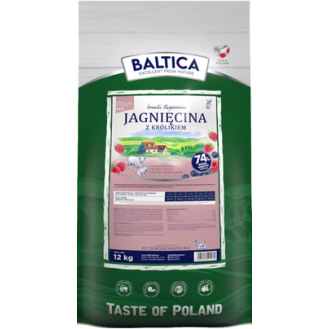 Baltica Smaki Regionów Adult Extra Large Jagnięcina z Królikiem Sucha Karma dla psa op. 12kg