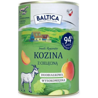 Baltica Smaki Regionów Adult Kozina z Cielęciną Mokra Karma dla psa op. 400g