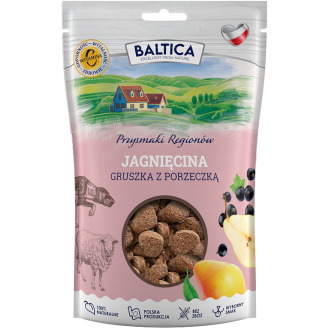 Baltica Przysmaki Regionów Jagnięcina i Gruszka z Porzeczką dla psa op. 100g