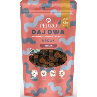 Perro DAJ DWA Królik Trenerki Przysmaki dla psa op. 85g