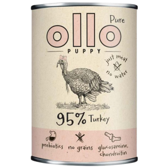 Ollo Puppy Pure Turkey Mokra Karma dla szczeniąt op. 400g