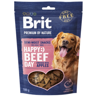Brit Premium Happy Snacks Beef with Apples Przysmak dla psa op. 180g