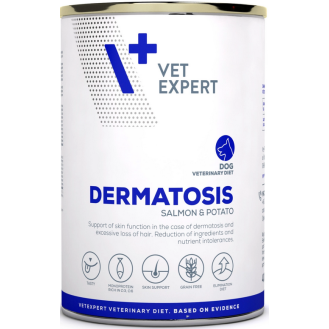 VetExpert Dermatosis Adult Łosoś z Ziemniakami Mokra Karma dla psa op. 400g