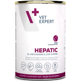 VetExpert Hepatic Adult Kurczak z Ryżem Mokra Karma dla psa op. 400g
