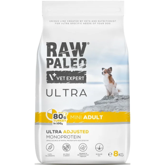 VetExpert Raw Paleo Ultra Adult Mini Indyk Sucha Karma dla psa op. 8kg