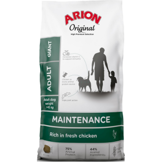 Arion Original Maintenance Adult Giant Chicken&Rice Sucha Karma dla psa op. 12kg WYPRZEDAŻ