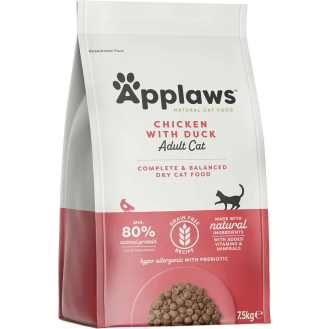 Applaws Adult Chicken with Extra Duck Sucha Karma dla kota op. 7.5kg