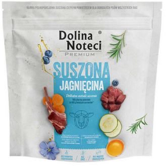 Dolina Noteci Premium Adult Jagnięcina Suszona Karma dla psa op. 1kg [Data ważności: 1.03.2027] WYPRZEDAŻ