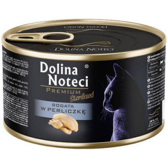 Dolina Noteci Premium Sterilised Bogata w Perliczkę Mokra Karma dla kota op. 185g
